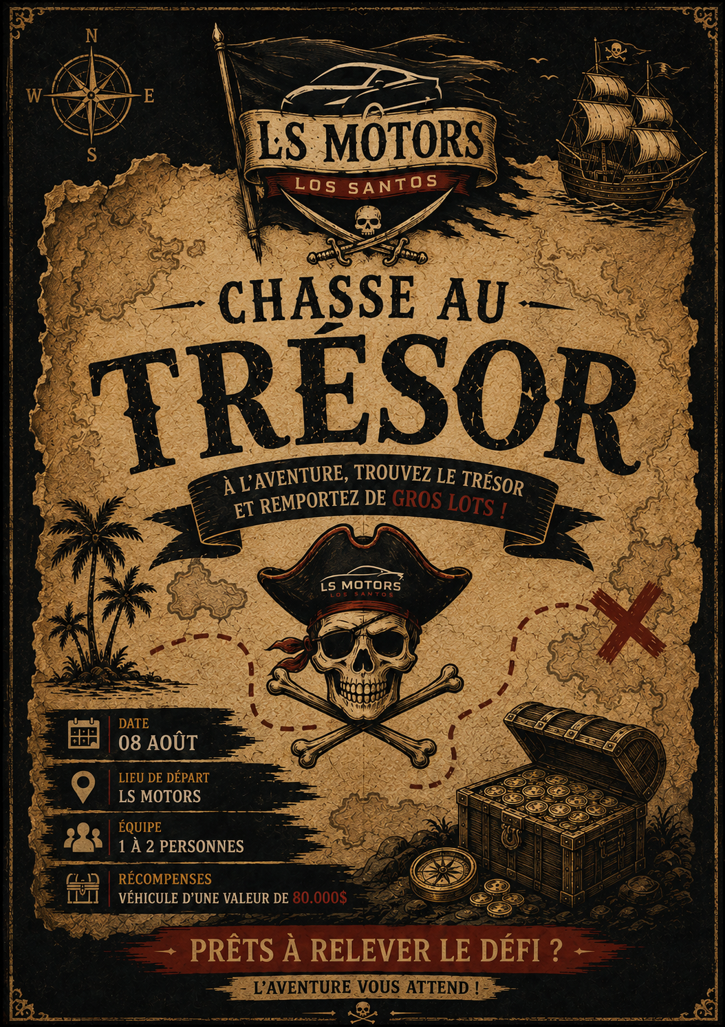 🏴‍☠️ QUI SERA LE MEILLEUR CHASSEUR DE TRÉSOR DE LOS SANTOS ? 🗺️