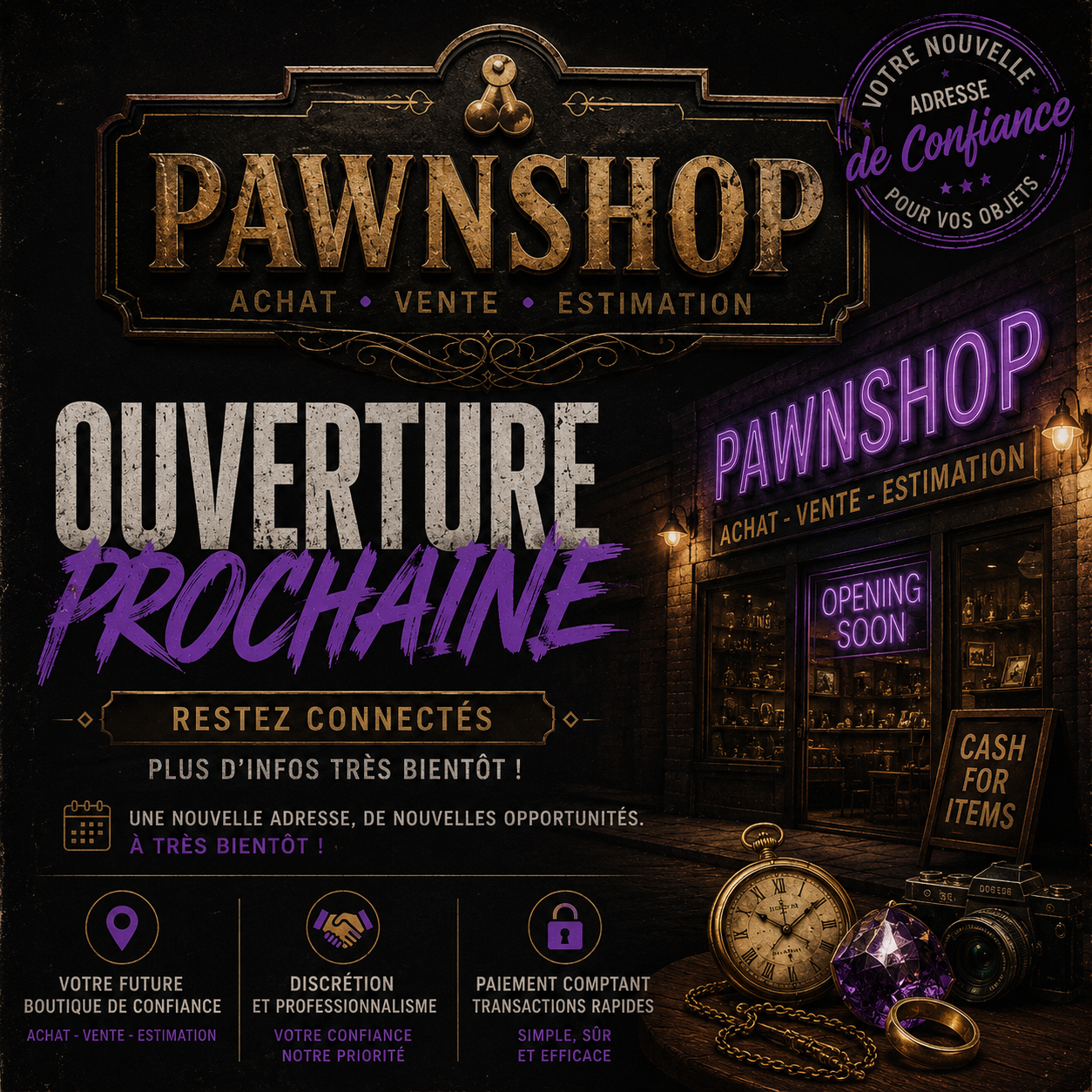 Ouverture prochaine